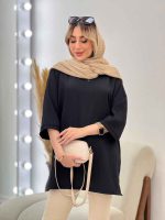 مانتو کراش یقه چاک کد 4506 - تصویر 7