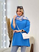 مانتو کراش یقه چاک کد 4506 - تصویر 17