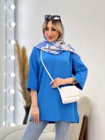 مانتو کراش یقه چاک کد 4506 - تصویر 22