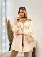 مانتو جیب نما بغل زیپ کد 4513 - تصویر 27