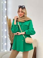 مانتو جیب نما بغل زیپ کد 4513 - تصویر 17