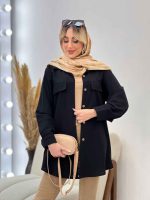 مانتو جیب نما بغل زیپ کد 4513 - تصویر 15