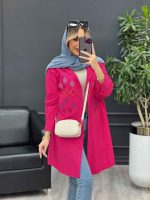 مانتو لینن طرح لوزی کد 4636 - تصویر 17