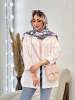 مانتو آستین پیله بغل سه دکمه کد 4525 - تصویر 8