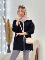مانتو آستین پیله بغل سه دکمه کد 4525 - تصویر 4