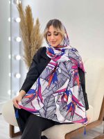شال طرح برگ دوکی کد 4459 - تصویر 23