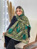 شال طرح برگ دوکی کد 4459 - تصویر 19