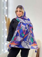 شال طرح برگ دوکی کد 4459 - تصویر 3