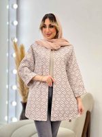 مانتو ژاکارد طرح لوزی کد 4539 - تصویر 13