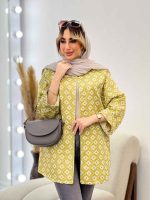 مانتو ژاکارد طرح لوزی کد 4539 - تصویر 11
