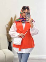 ست دو تکه کمر دار کد 4519 - تصویر 2