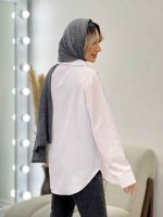 شومیز سفید جودون کد 4538 - تصویر 5