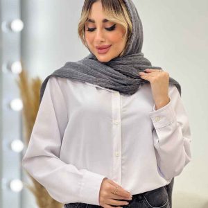 شومیز سفید جودون کد 4538