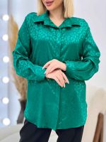 شومیز ساتن طرح پلنگی کد 4536 - تصویر 26