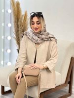 مانتو جلو دکمه بغل چاک کد 4531 - تصویر 15