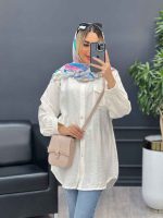 مانتو تک جیب آستین پیله کد 4367 - تصویر 14