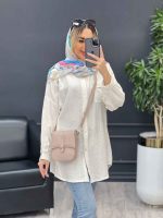 مانتو تک جیب آستین پیله کد 4367 - تصویر 10