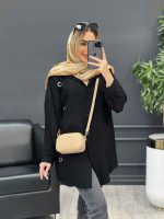 مانتو تک جیب آستین پیله کد 4367 - تصویر 9