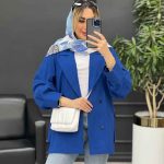 مانتو لینن پشت پاگن دو جیب کد 4485