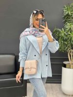 مانتو لینن پشت پاگن دو جیب کد 4485 - تصویر 22