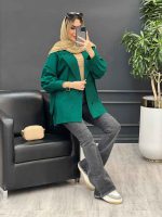 مانتو لینن پشت پاگن دو جیب کد 4485 - تصویر 21