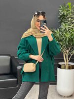 مانتو لینن پشت پاگن دو جیب کد 4485 - تصویر 4