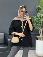 مانتو سرشانه پاگن دو جیب کد 4522 - تصویر 15