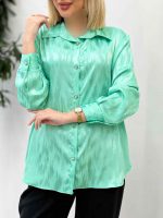 شومیز ساتن آنا کد 4543 - تصویر 8