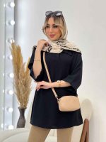 مانتو جلو بسته یقه دار کد 4555 - تصویر 8