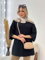 مانتو جلو بسته یقه دار کد 4555 - تصویر 16