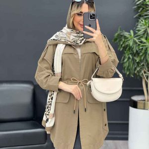 مانتو ژیله دار بغل سه دکمه کد 4552