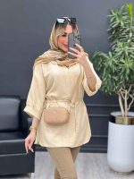 مانتو کرسپو کمر گت کد 4550 - تصویر 20