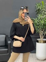 مانتو کرسپو کمر گت کد 4550 - تصویر 27