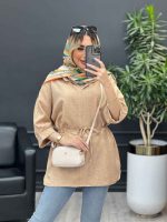 مانتو کرسپو کمر گت کد 4550 - تصویر 26