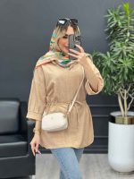 مانتو کرسپو کمر گت کد 4550 - تصویر 15