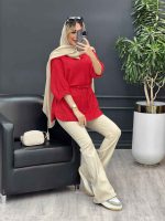 مانتو کرسپو کمر گت کد 4550 - تصویر 31