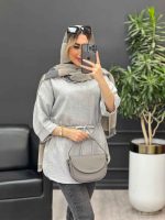 مانتو کرسپو کمر گت کد 4550 - تصویر 8