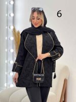 مانتو فکورا مغزی دوزی کد 4575 - تصویر 5