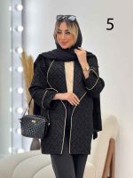 مانتو فکورا مغزی دوزی کد 4575 - تصویر 2
