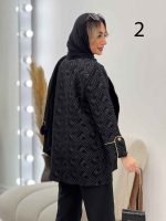 مانتو فکورا مغزی دوزی کد 4575 - تصویر 12