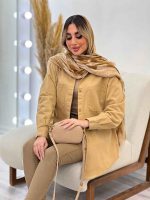 مانتو کتان رنگی دو جیب کد 4333 - تصویر 37