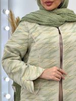 مانتو ژاکارد مغزی دوزی شاین کد 4582 - تصویر 9