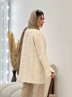 مانتو ژاکارد مغزی دوزی شاین کد 4582 - تصویر 10