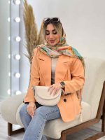 مانتو مازراتی دو دکمه بغل چاک کد 4566 - تصویر 22