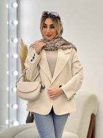 مانتو مازراتی دو دکمه بغل چاک کد 4566 - تصویر 21
