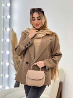 مانتو مازراتی دو دکمه بغل چاک کد 4566 - تصویر 10