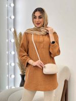 مانتو جلو بسته یقه دیپلمات کد 4587 - تصویر 16