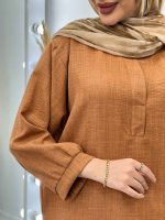 مانتو جلو بسته یقه دیپلمات کد 4587 - تصویر 7
