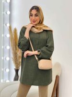 مانتو جلو بسته یقه دیپلمات کد 4587 - تصویر 8