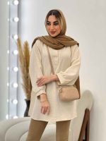 مانتو جلو بسته یقه دیپلمات کد 4587 - تصویر 18